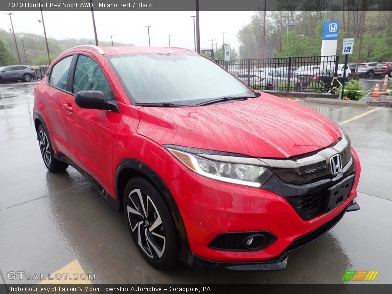 Milano Red / Black 2020 Honda HR-V Sport AWD
