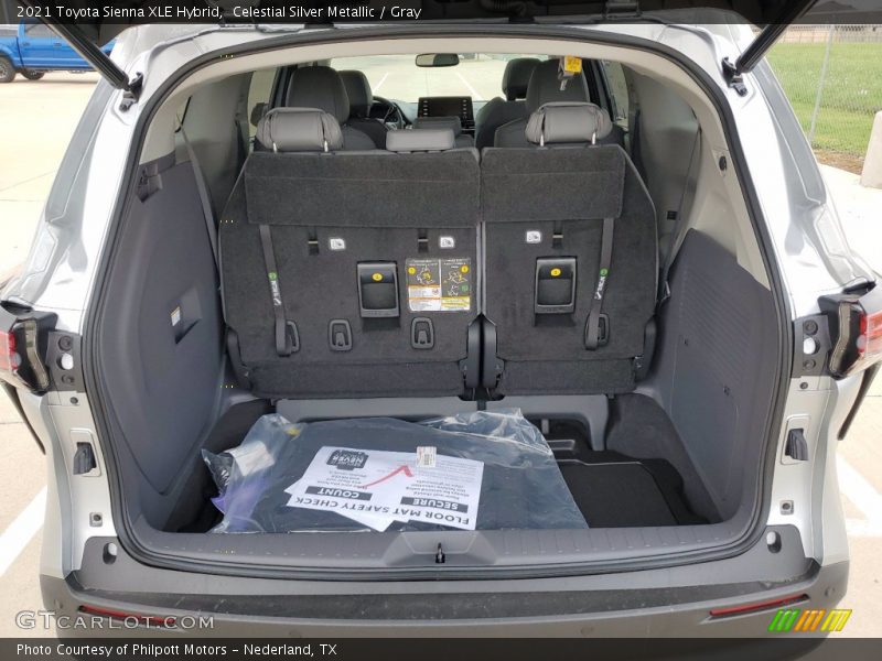 Celestial Silver Metallic / Gray 2021 Toyota Sienna XLE Hybrid