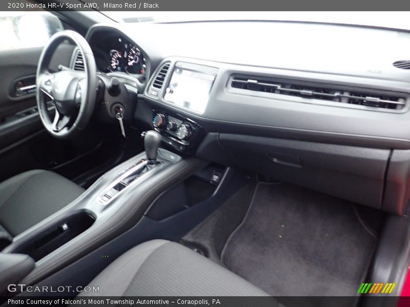 Milano Red / Black 2020 Honda HR-V Sport AWD
