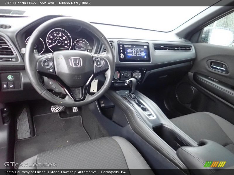 Milano Red / Black 2020 Honda HR-V Sport AWD