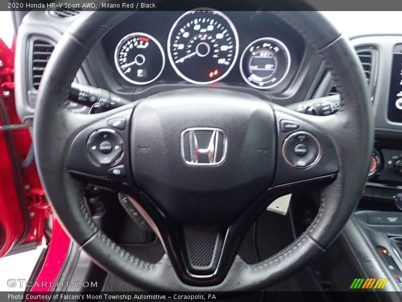 Milano Red / Black 2020 Honda HR-V Sport AWD