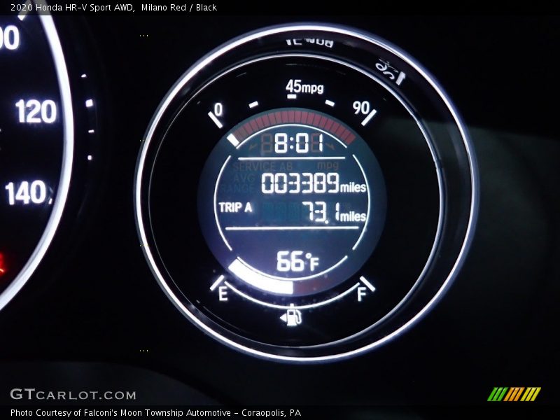 Milano Red / Black 2020 Honda HR-V Sport AWD