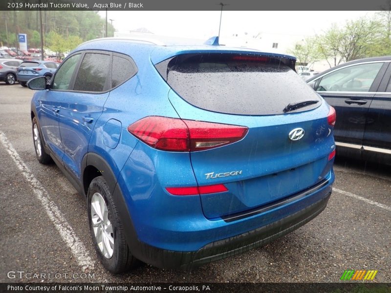 Aqua Blue / Black 2019 Hyundai Tucson Value