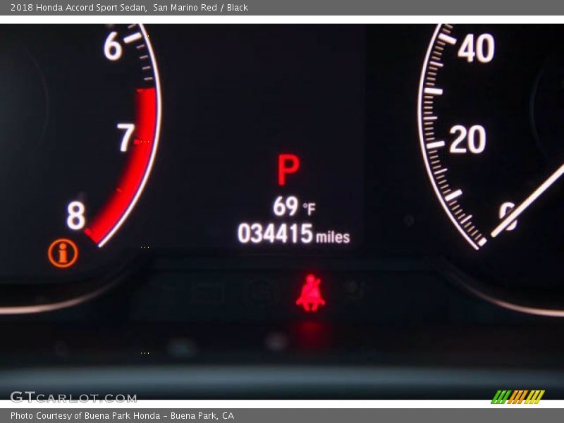 San Marino Red / Black 2018 Honda Accord Sport Sedan