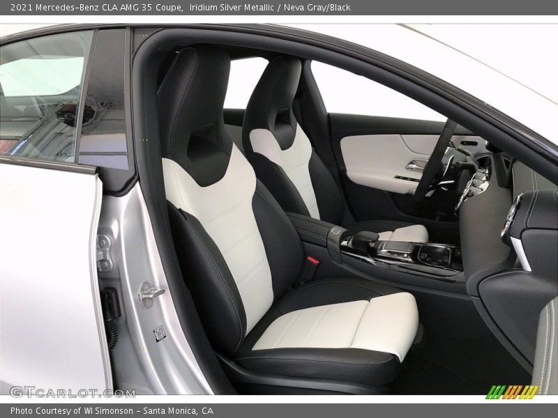 Iridium Silver Metallic / Neva Gray/Black 2021 Mercedes-Benz CLA AMG 35 Coupe
