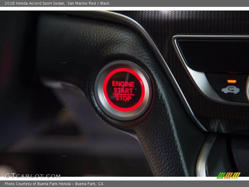 San Marino Red / Black 2018 Honda Accord Sport Sedan
