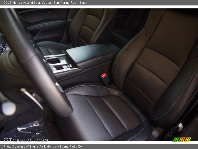San Marino Red / Black 2018 Honda Accord Sport Sedan