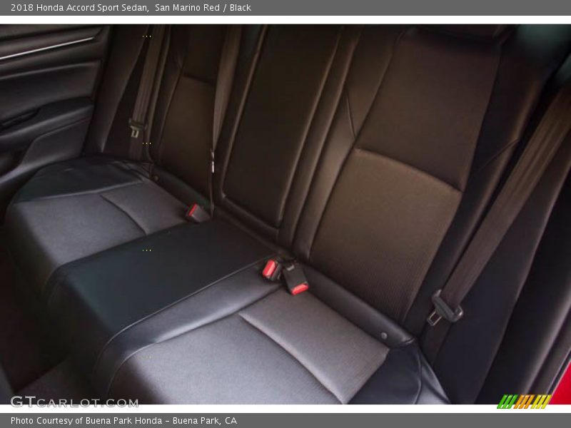 San Marino Red / Black 2018 Honda Accord Sport Sedan