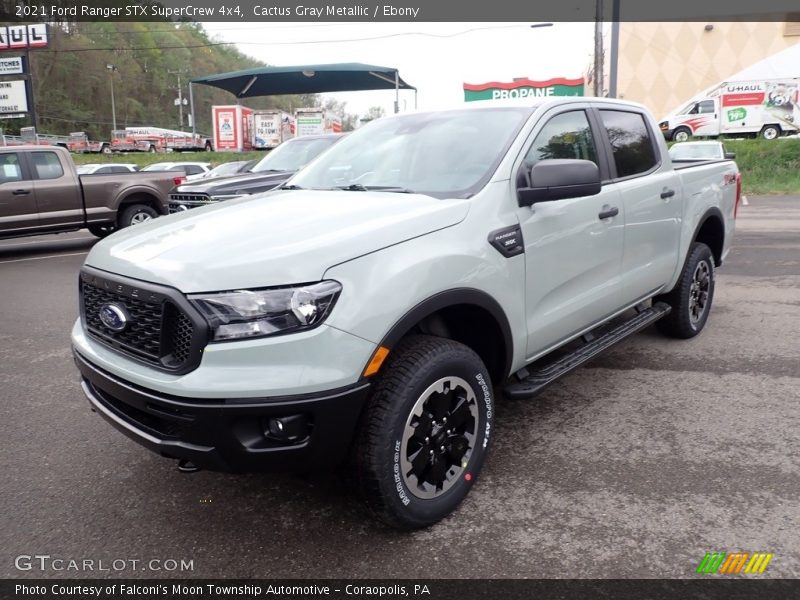 Cactus Gray Metallic / Ebony 2021 Ford Ranger STX SuperCrew 4x4