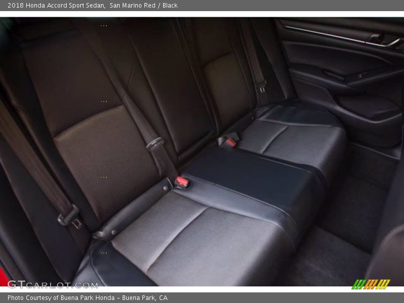 San Marino Red / Black 2018 Honda Accord Sport Sedan