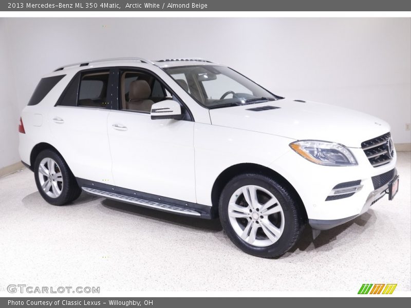 Arctic White / Almond Beige 2013 Mercedes-Benz ML 350 4Matic