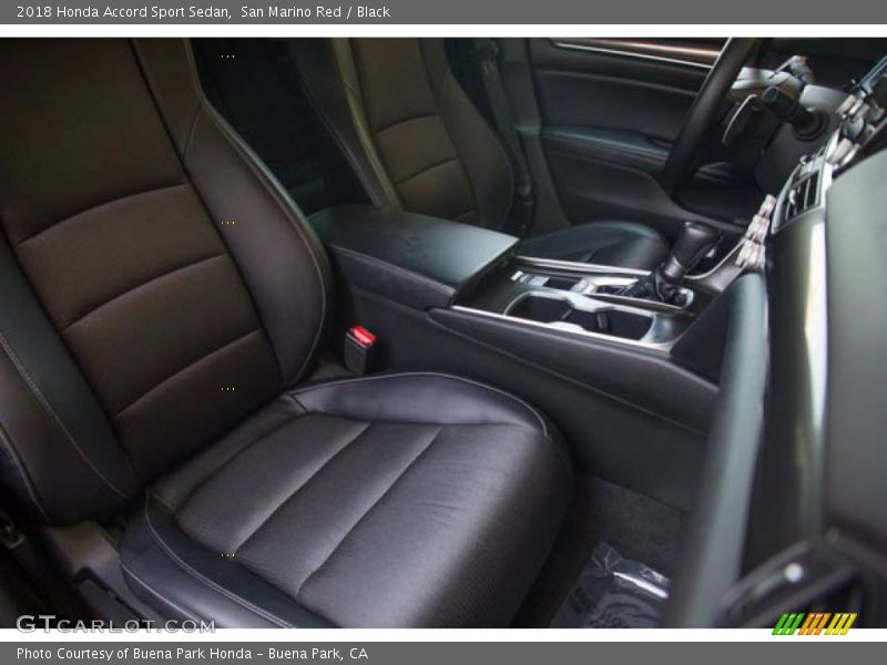 San Marino Red / Black 2018 Honda Accord Sport Sedan
