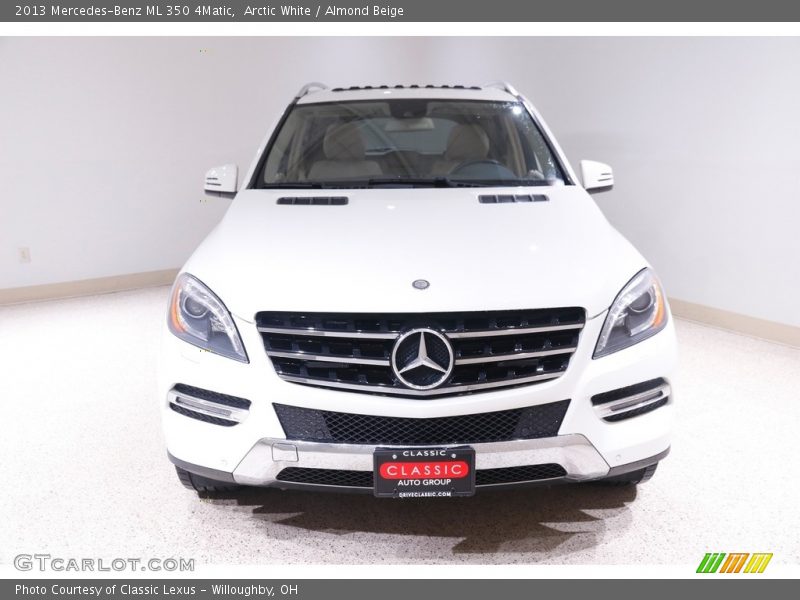 Arctic White / Almond Beige 2013 Mercedes-Benz ML 350 4Matic