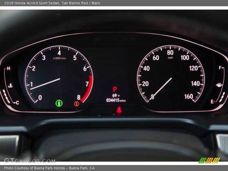 San Marino Red / Black 2018 Honda Accord Sport Sedan