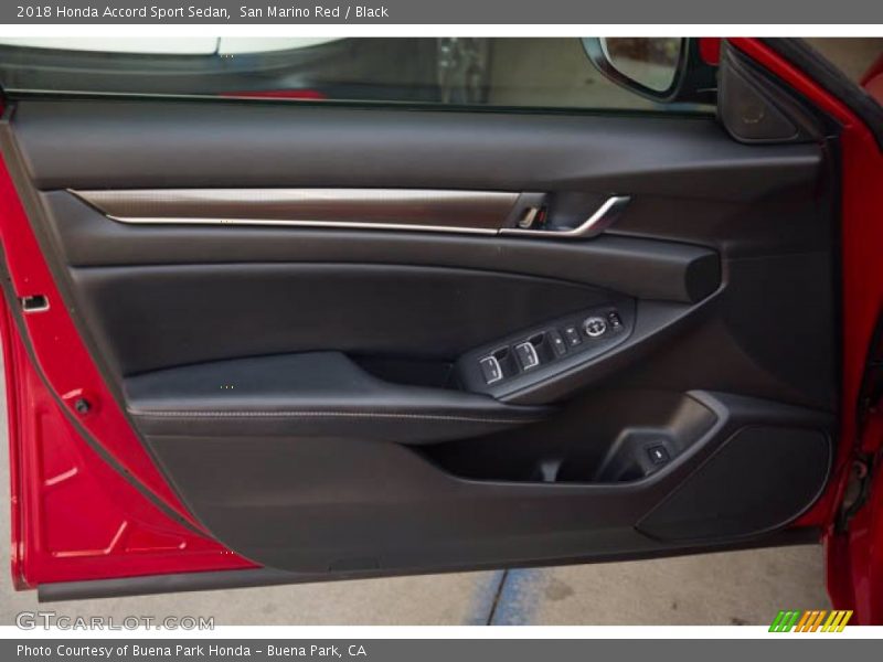 San Marino Red / Black 2018 Honda Accord Sport Sedan