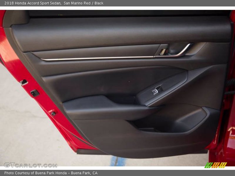 San Marino Red / Black 2018 Honda Accord Sport Sedan