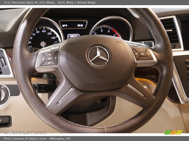 Arctic White / Almond Beige 2013 Mercedes-Benz ML 350 4Matic