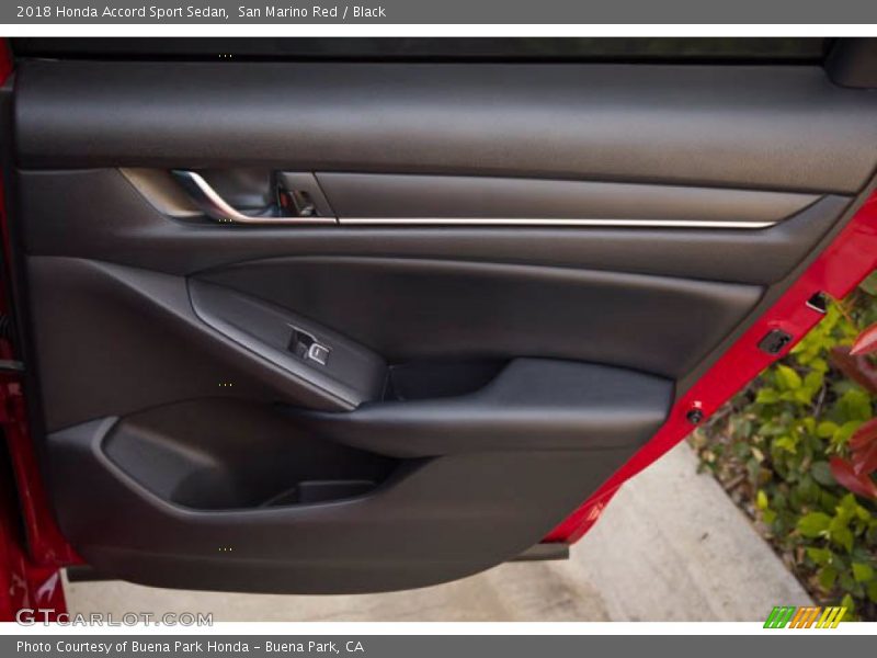 San Marino Red / Black 2018 Honda Accord Sport Sedan