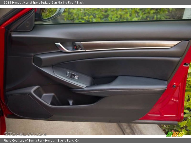 San Marino Red / Black 2018 Honda Accord Sport Sedan