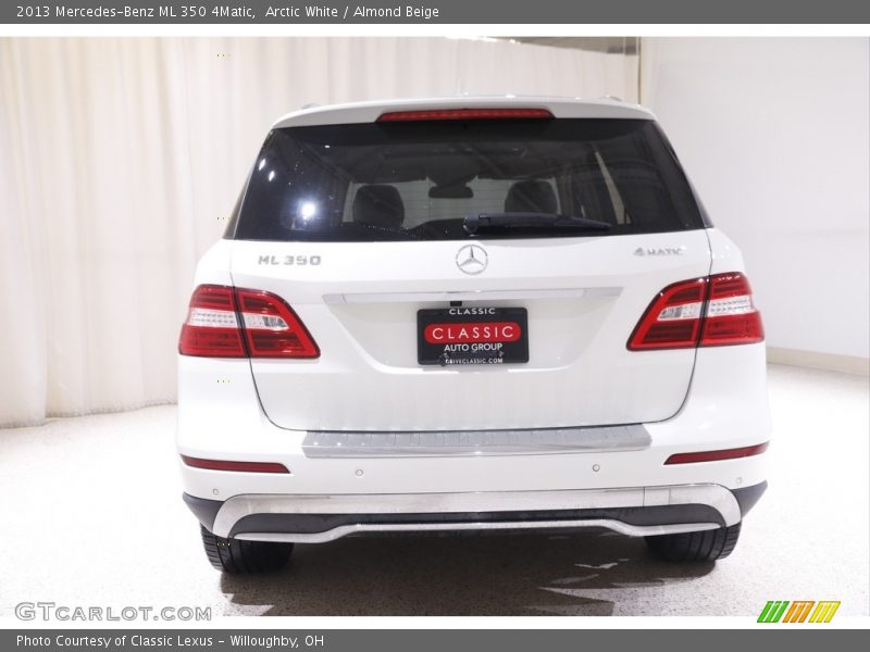 Arctic White / Almond Beige 2013 Mercedes-Benz ML 350 4Matic