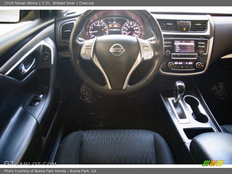 Brilliant Silver / Charcoal 2018 Nissan Altima 2.5 SV
