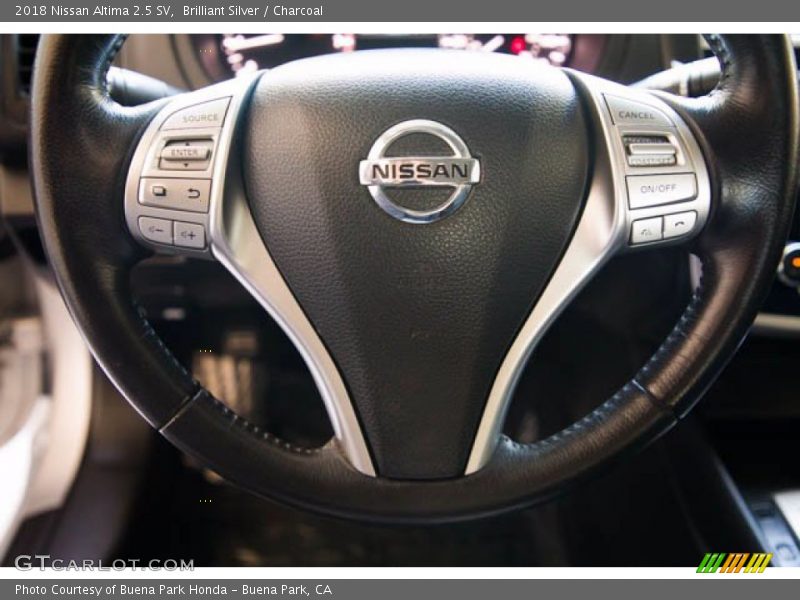 Brilliant Silver / Charcoal 2018 Nissan Altima 2.5 SV