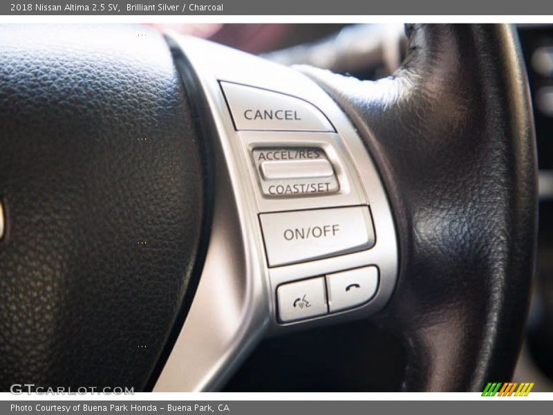 Brilliant Silver / Charcoal 2018 Nissan Altima 2.5 SV
