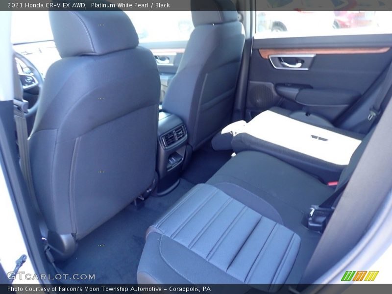 Platinum White Pearl / Black 2021 Honda CR-V EX AWD