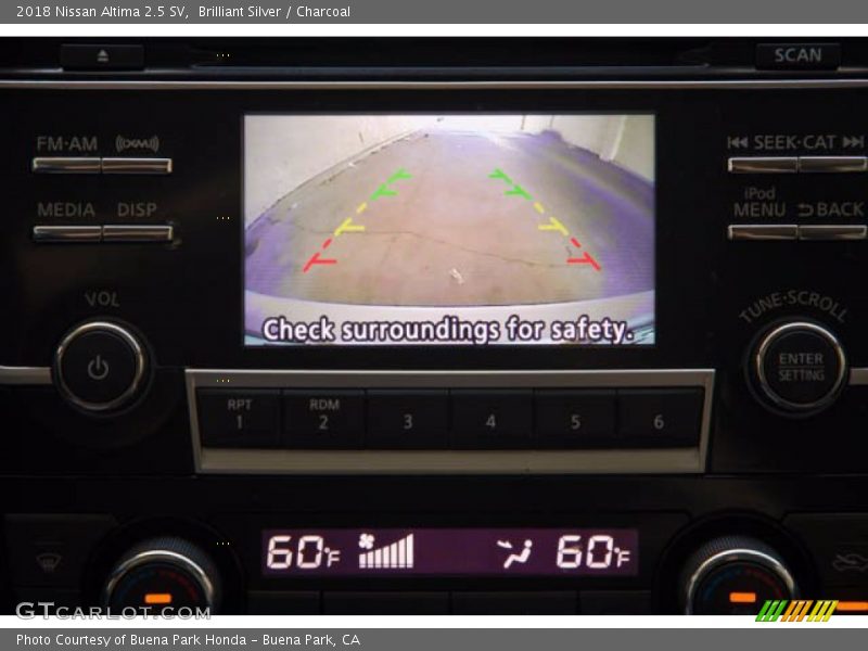 Brilliant Silver / Charcoal 2018 Nissan Altima 2.5 SV