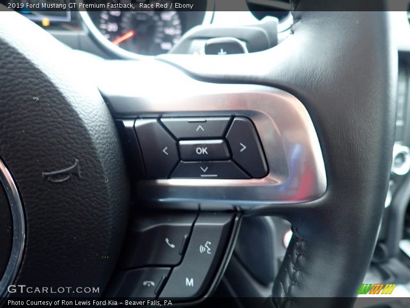 Race Red / Ebony 2019 Ford Mustang GT Premium Fastback