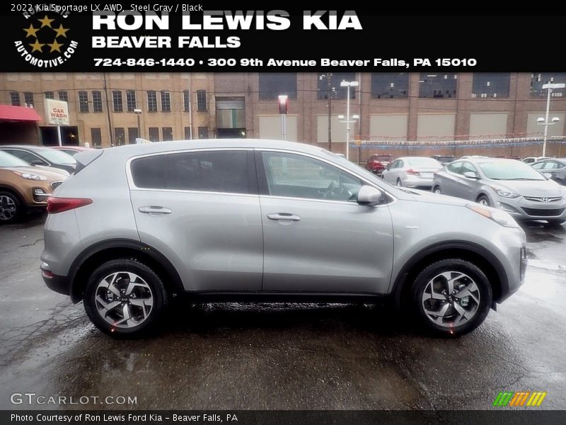 Steel Gray / Black 2022 Kia Sportage LX AWD