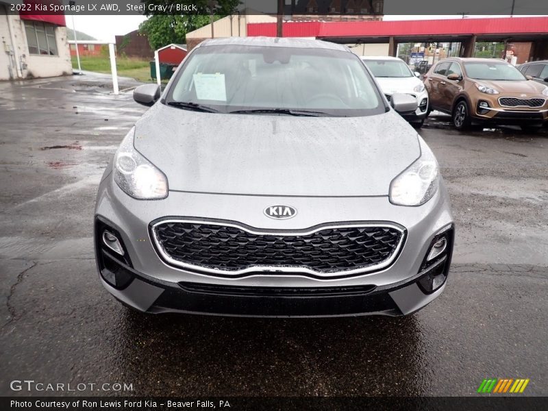 Steel Gray / Black 2022 Kia Sportage LX AWD