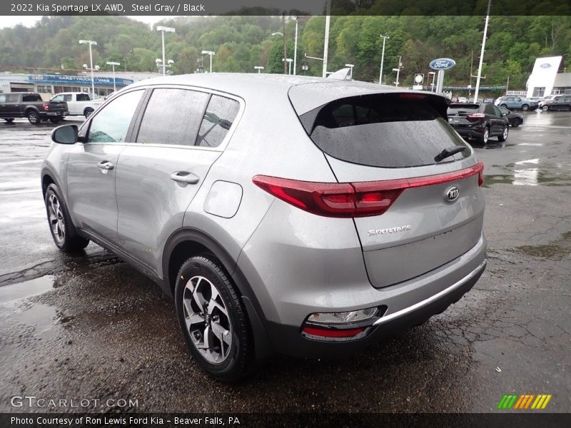 Steel Gray / Black 2022 Kia Sportage LX AWD