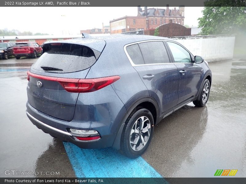 Pacific Blue / Black 2022 Kia Sportage LX AWD