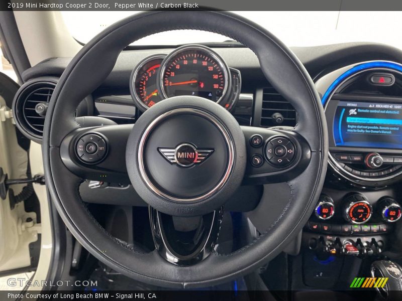 Pepper White / Carbon Black 2019 Mini Hardtop Cooper 2 Door