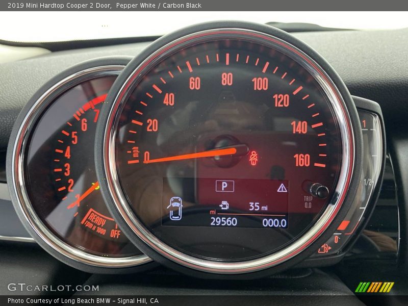 Pepper White / Carbon Black 2019 Mini Hardtop Cooper 2 Door