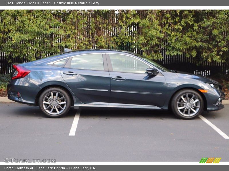  2021 Civic EX Sedan Cosmic Blue Metallic