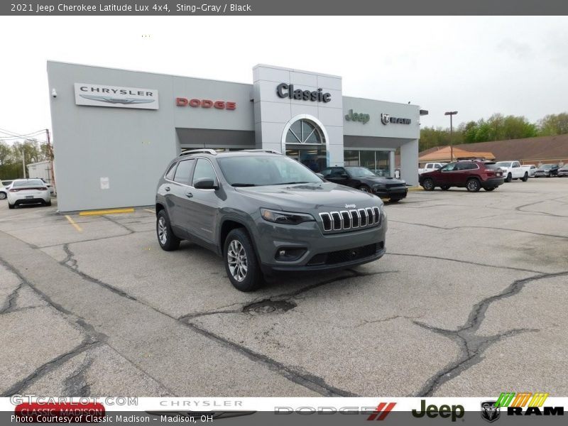 Sting-Gray / Black 2021 Jeep Cherokee Latitude Lux 4x4