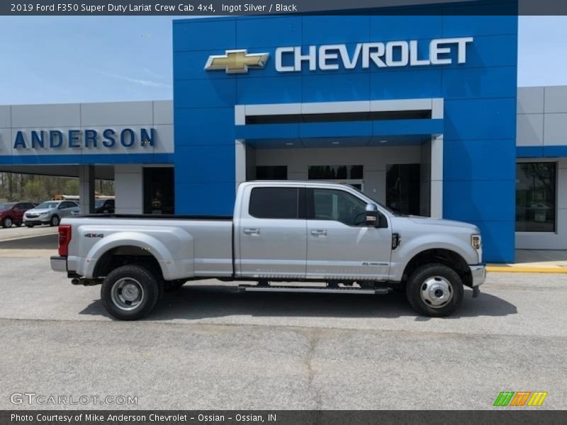 Ingot Silver / Black 2019 Ford F350 Super Duty Lariat Crew Cab 4x4