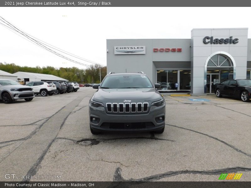 Sting-Gray / Black 2021 Jeep Cherokee Latitude Lux 4x4