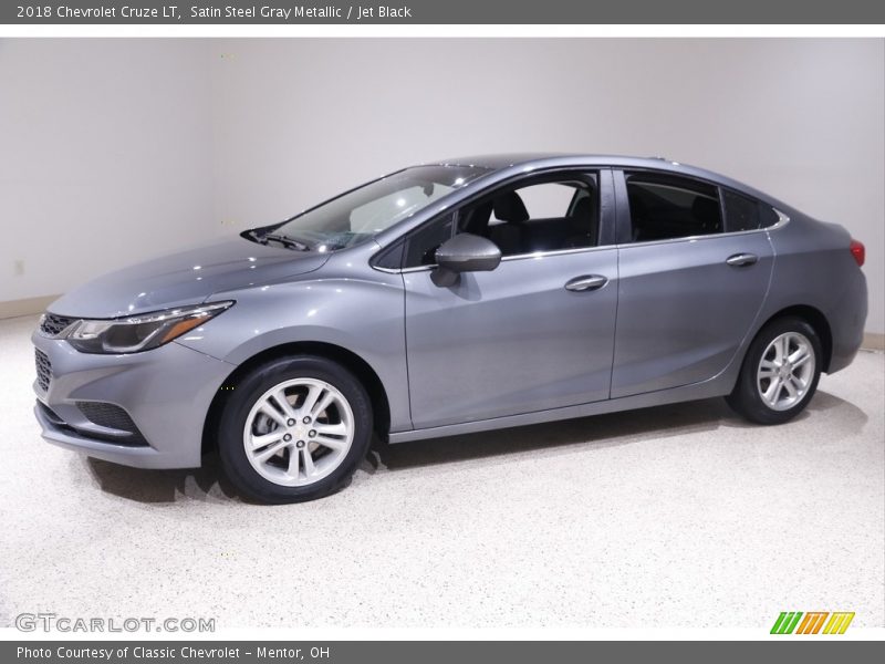 Satin Steel Gray Metallic / Jet Black 2018 Chevrolet Cruze LT