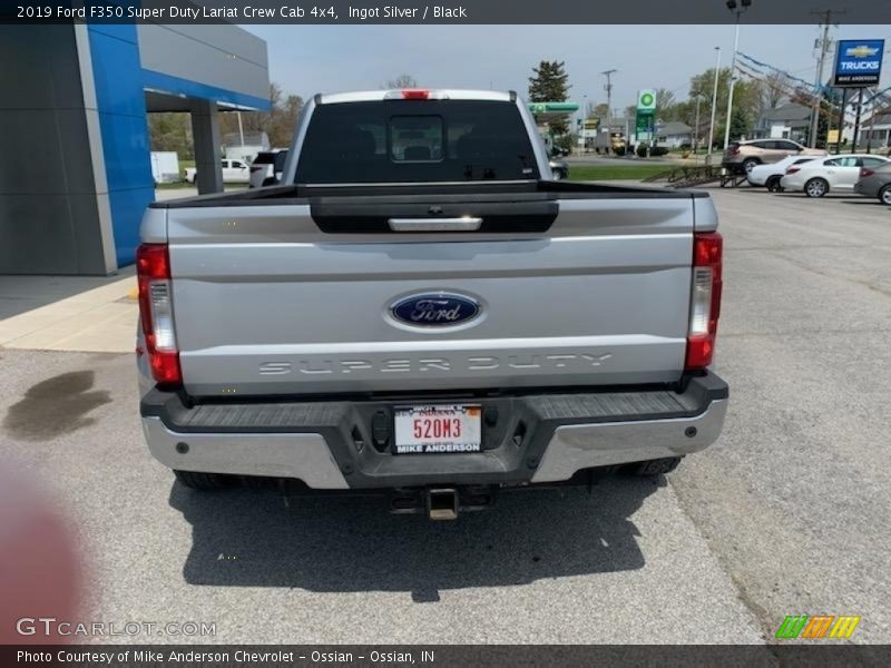 Ingot Silver / Black 2019 Ford F350 Super Duty Lariat Crew Cab 4x4
