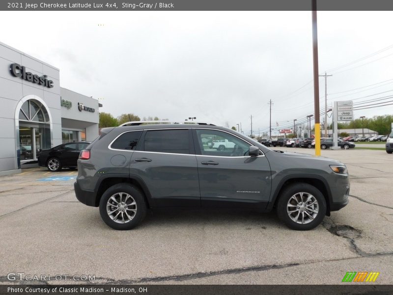 Sting-Gray / Black 2021 Jeep Cherokee Latitude Lux 4x4