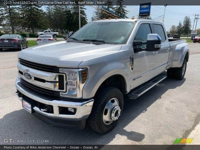 Ingot Silver / Black 2019 Ford F350 Super Duty Lariat Crew Cab 4x4