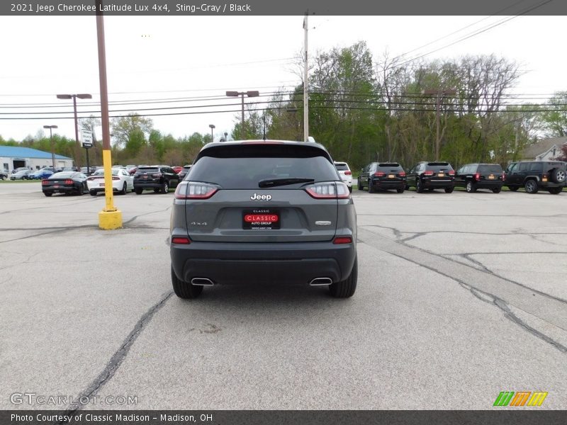 Sting-Gray / Black 2021 Jeep Cherokee Latitude Lux 4x4