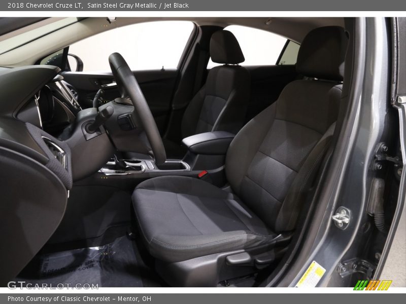 Satin Steel Gray Metallic / Jet Black 2018 Chevrolet Cruze LT