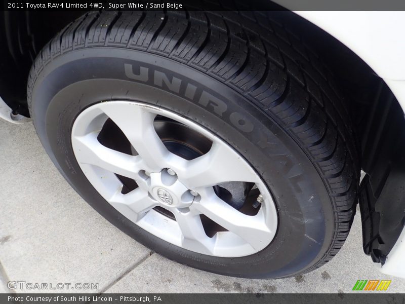 Super White / Sand Beige 2011 Toyota RAV4 Limited 4WD