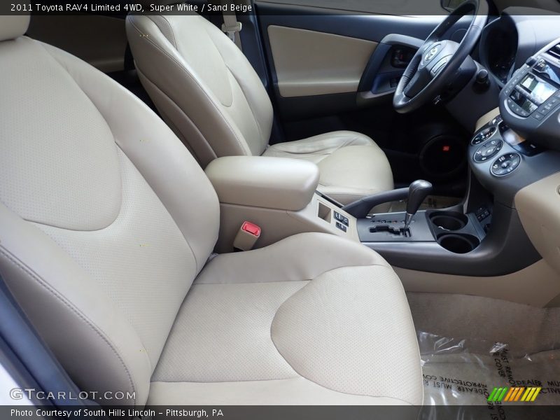 Super White / Sand Beige 2011 Toyota RAV4 Limited 4WD