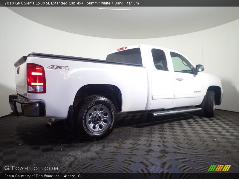 Summit White / Dark Titanium 2010 GMC Sierra 1500 SL Extended Cab 4x4