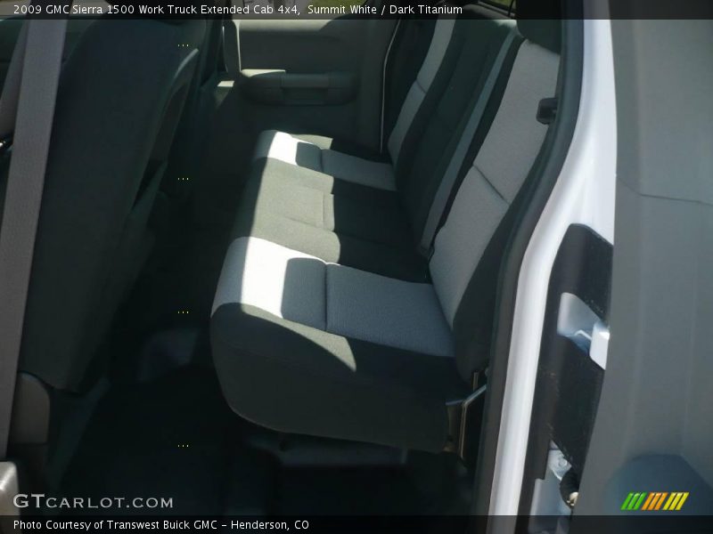 Summit White / Dark Titanium 2009 GMC Sierra 1500 Work Truck Extended Cab 4x4